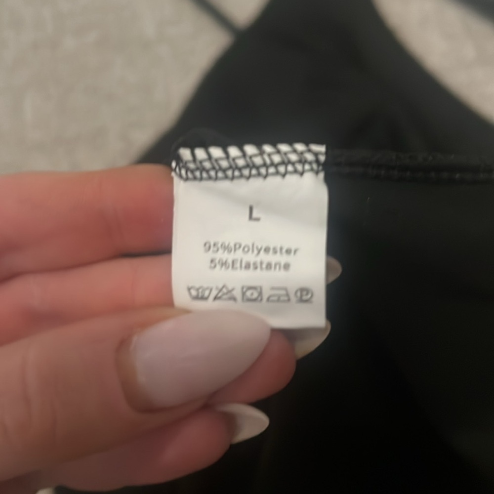 Black high neck bodysuit - Picture 3 of 3